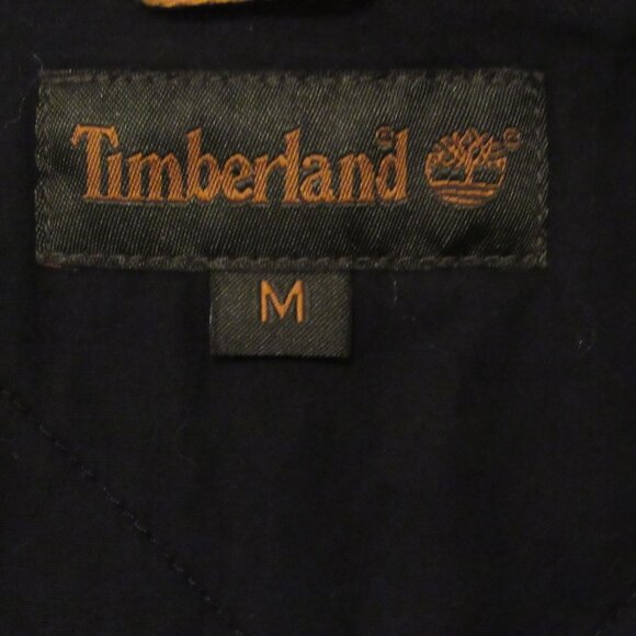 Timberland Quilted Fleece Shirt Jacket Men's Medium Red/Gray Plaid Fleece - Picture 6 of 8